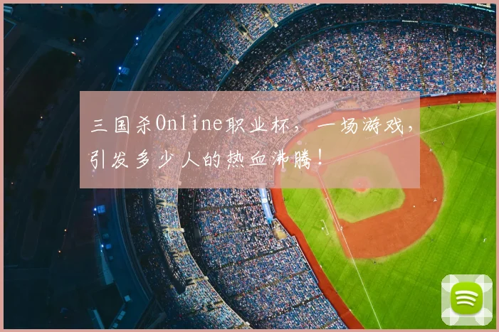 三国杀Online职业杯，一场游戏，引发多少人的热血沸腾！